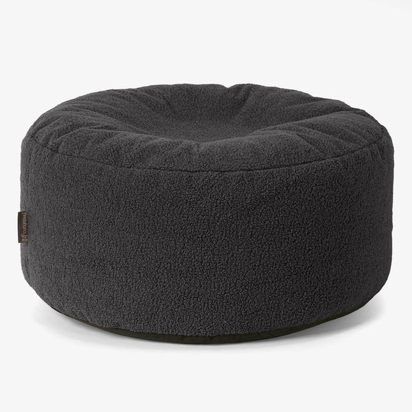 Pouf Rotondo Copertura di Ricambio - Bouclé 01