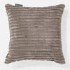 Fodera per Cuscino 47 x 47cm - Velluto a Coste Grigio Tortora 01