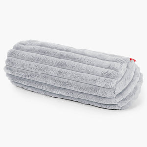 Fodera per Cuscino a Rullo 20 x 55cm - Velluto Felpato Ultra Morbido Azzurro Uovo di Anatra