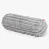 Fodera per Cuscino a Rullo 20 x 55cm - Velluto Felpato Ultra Morbido Grigio1
