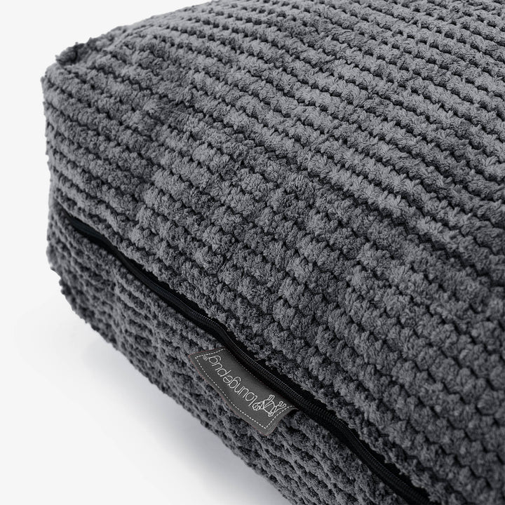 Cuscino da Pavimento - Pompon Nero 02
