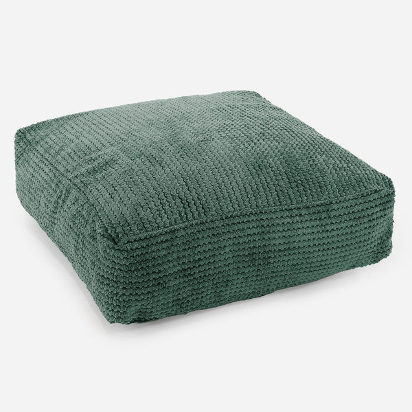 Cuscino da Pavimento - Pompon Verde Muschio 01