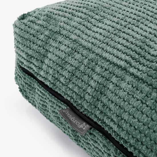 Cuscino da Pavimento - Pompon Verde Muschio 02