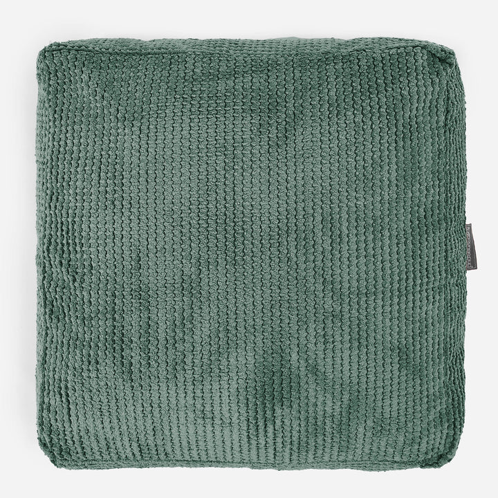 Cuscino da Pavimento - Pompon Verde Muschio 03