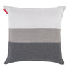 Fodera per Cuscino Gigante 70 x 70cm - Lavorato a Maglia Blocco di Colore Grigio 01