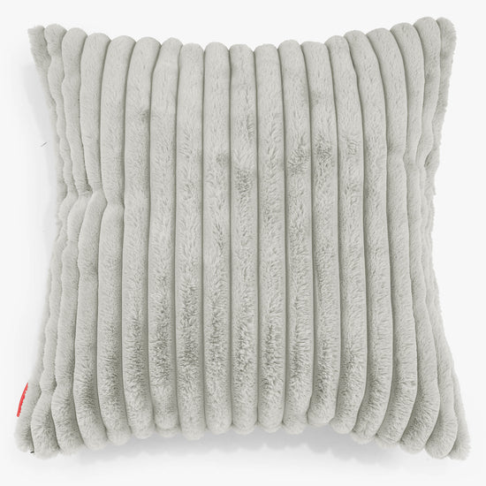Fodera per Cuscino Gigante 70 x 70cm - Velluto Felpato Ultra Morbido Verde Salvia1