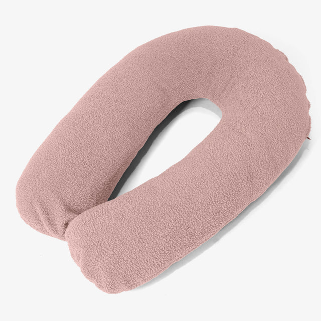 Cuscino Hug - Bouclé Rosa 01