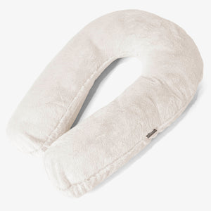 Cuscino Hug - Eco-pelliccia di Coniglio Bianco