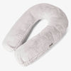Cuscino Hug - Eco-pelliccia di Coniglio Grigio Chiaro 01