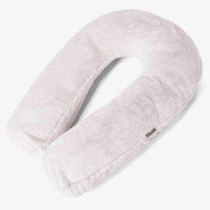 Cuscino Hug - Eco-pelliccia di Coniglio Rosa Antico