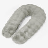 Cuscino Hug - Pelliccia Sintetica a Bolle Verde Salvia 01