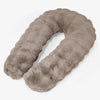 Cuscino Hug - Pelliccia Sintetica a Bolle Visone 01