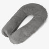 Cuscino Hug - Pompon Carbone Grigio 01