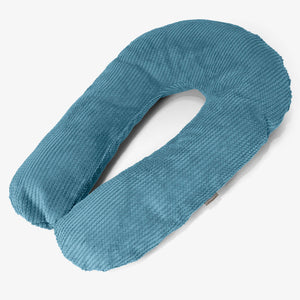 Cuscino Hug - Pompon Egeo Blu