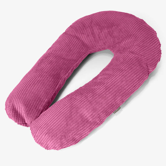 Cuscino Hug - Pompon Rosa 01