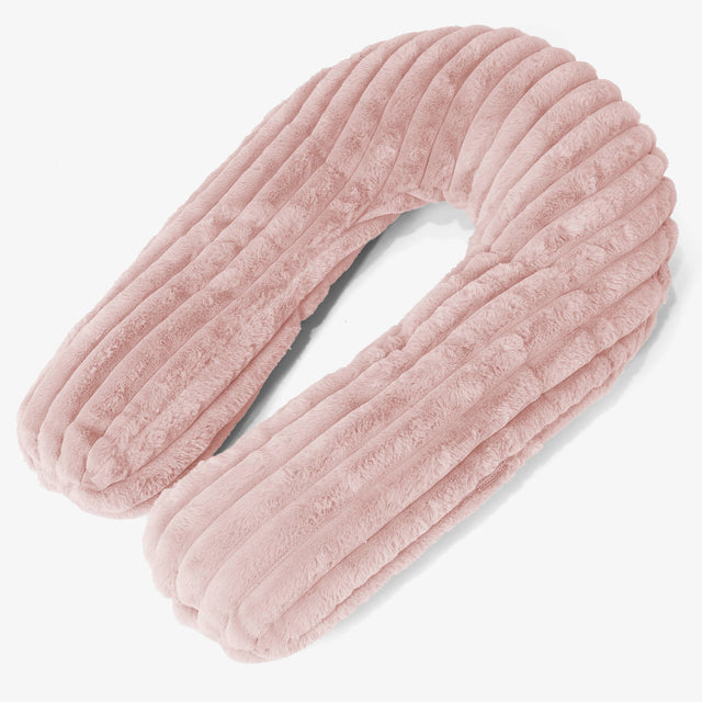 Cuscino Hug - Velluto Felpato Ultra Morbido Rosa Antico 01