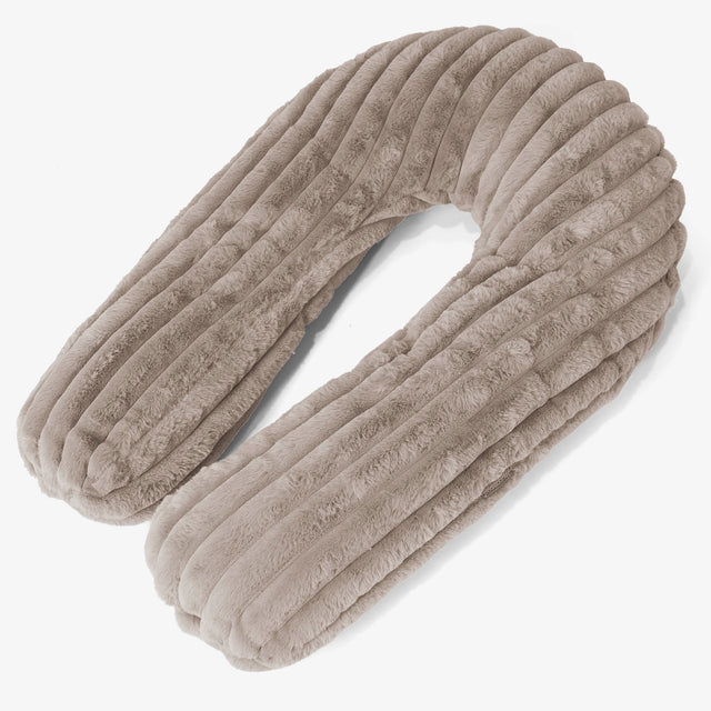 Cuscino Hug - Velluto Felpato Ultra Morbido Visone 01