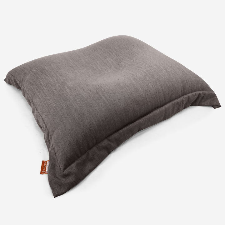 Cuscino Pouf Sacco XL - Effetto Lino Pizarra Gris 03