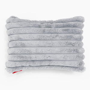 Fodera per Cuscino Rettangolare 35 x 50cm - Velluto Felpato Ultra Morbido Azzurro Uovo di Anatra