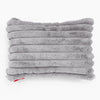 Fodera per Cuscino Rettangolare 35 x 50cm - Velluto Felpato Ultra Morbido Grigio1