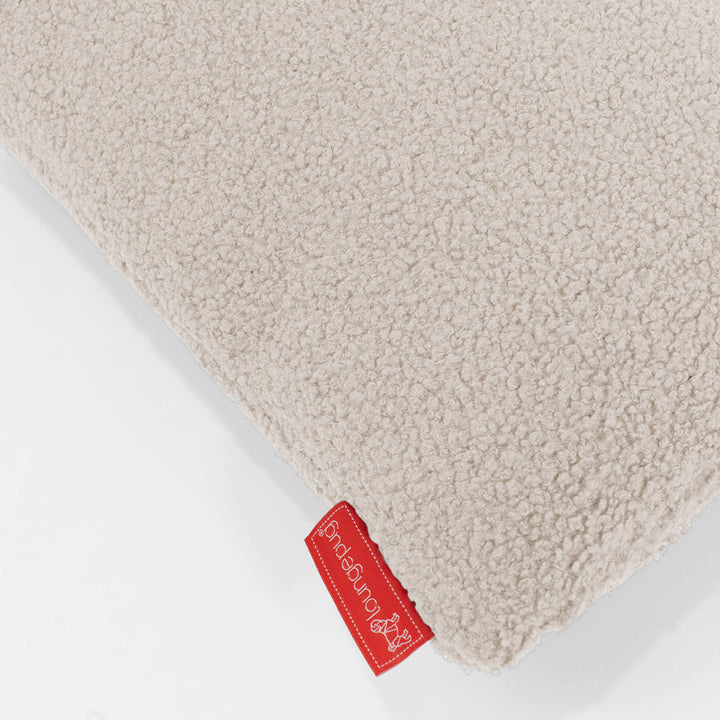 Fodera per Cuscino Rettangolare Gigante 40 x 70cm - Bouclé Avorio2