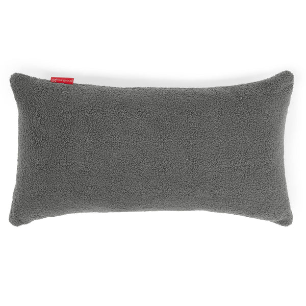 Fodera per Cuscino Rettangolare Gigante 40 x 70cm - Bouclé Grigio1