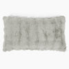 Fodera per Cuscino Rettangolare Gigante 40 x 70cm - Pelliccia Sintetica a Bolle Verde Salvia 01