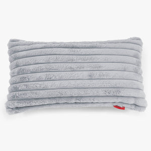 Fodera per Cuscino Rettangolare Gigante 40 x 70cm - Velluto Felpato Ultra Morbido Azzurro Uovo di Anatra
