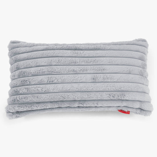 Fodera per Cuscino Rettangolare Gigante 40 x 70cm - Velluto Felpato Ultra Morbido Azzurro Uovo di Anatra1