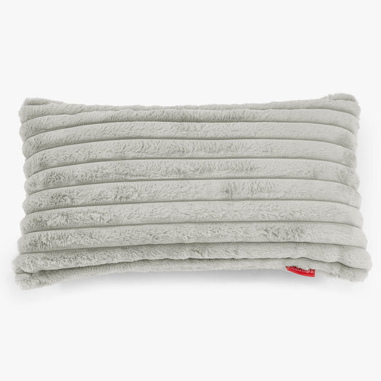Fodera per Cuscino Rettangolare Gigante 40 x 70cm - Velluto Felpato Ultra Morbido Verde Salvia1