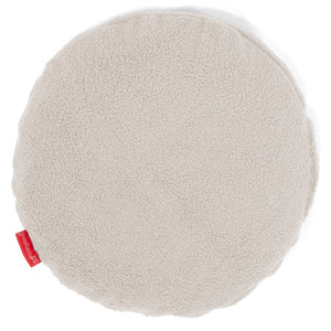 Fodera per Cuscino Rotondo 50cm - Bouclé Avorio