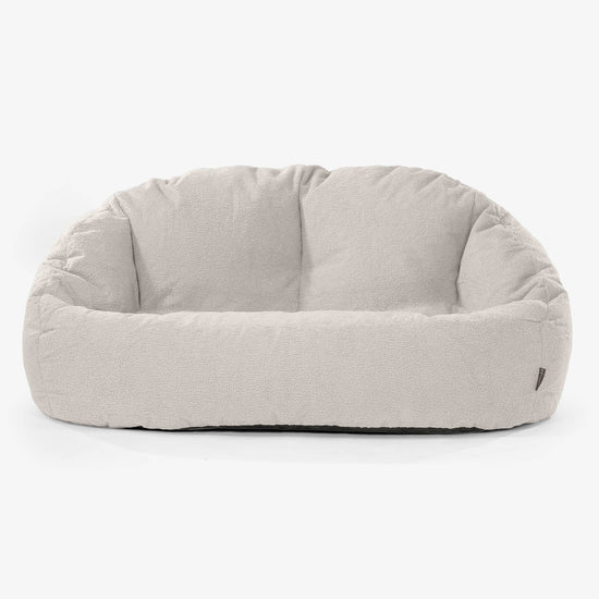 Divano a Sacco Bubble - Bouclé Avorio 01