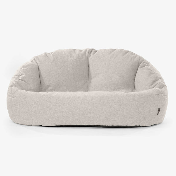 Divano a Sacco Bubble - Bouclé Avorio 01