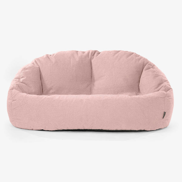 Divano a Sacco Bubble - Bouclé Rosa 01
