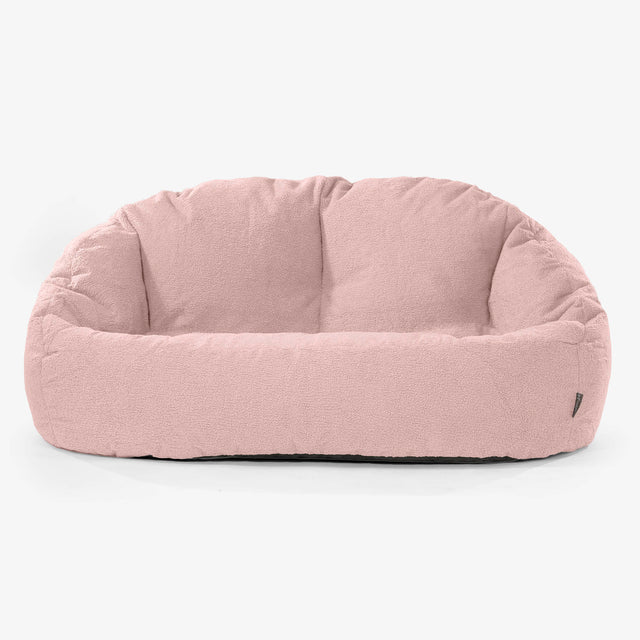 Divano a Sacco Bubble - Bouclé Rosa 01