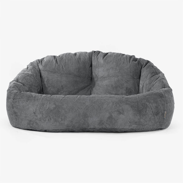 Divano a Sacco Bubble - Pompon Nero 01