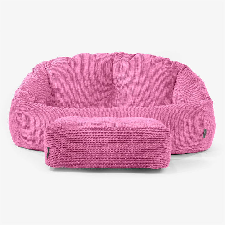 Divano a Sacco Bubble - Pompon Rosa 02