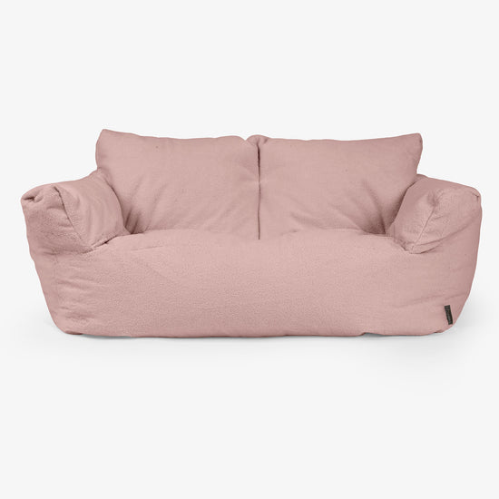 Divano a Sacco Josephine - Bouclé Rosa 01