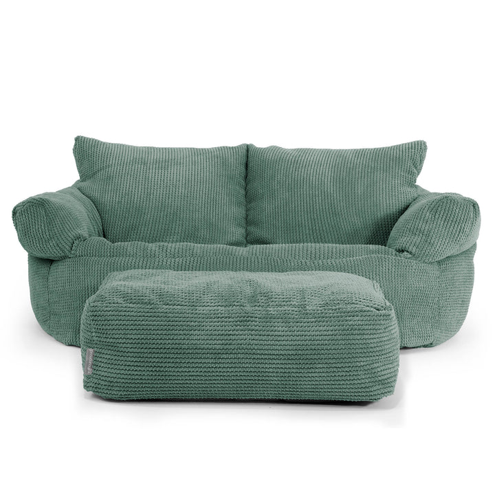 Divano a Sacco Josephine - Pompon Verde Muschio 02