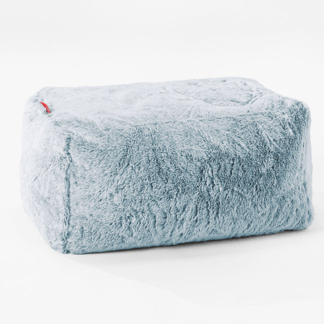 Poggiapiedi Piccolo Copertura di Ricambio - Eco-pelliccia di Coniglio 01