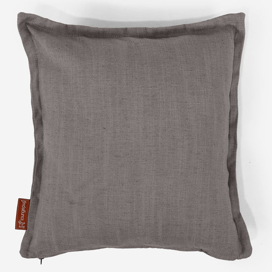 Fodera per Cuscino 47 x 47cm - Effetto Lino Pizarra Gris 01