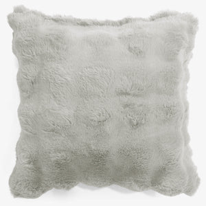 Fodera per Cuscino 47 x 47cm - Pelliccia Sintetica a Bolle Verde Salvia