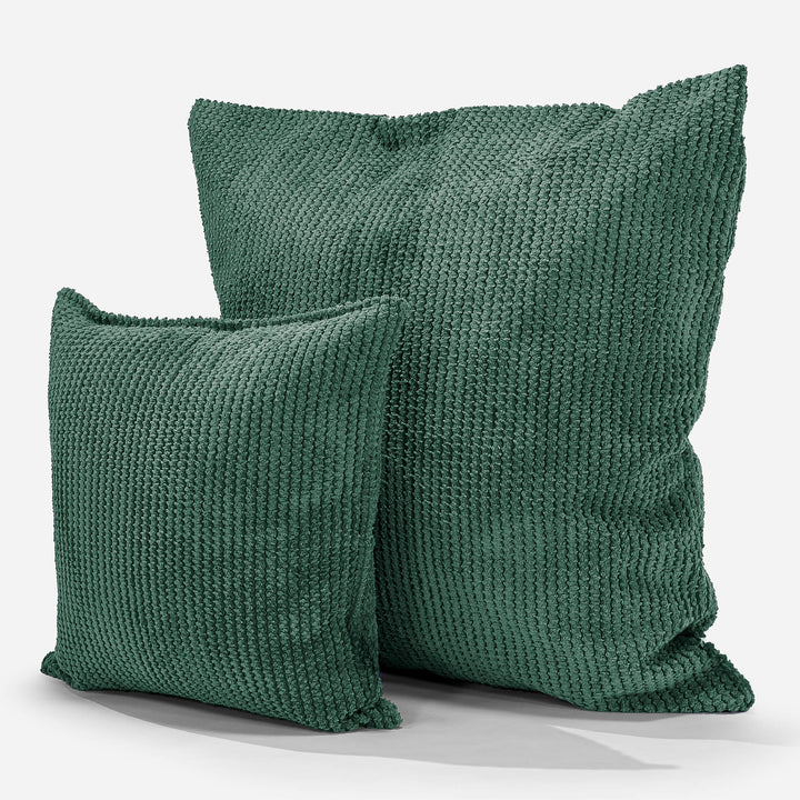 Fodera per Cuscino 47 x 47cm - Pompon Verde Muschio 02