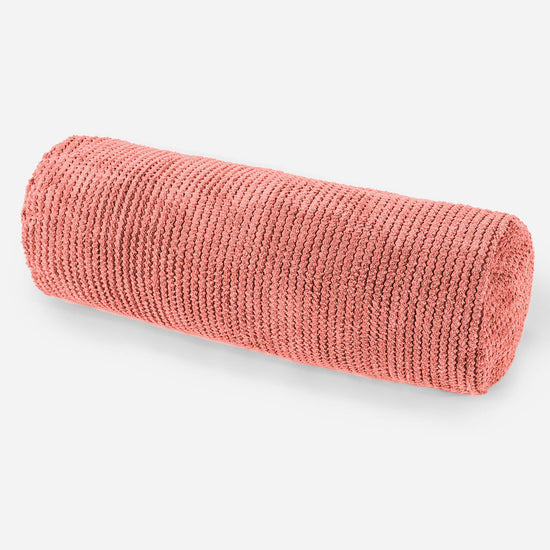 Fodera per Cuscino a Rullo 20 x 55cm - Pompon Arancione Zucca 01
