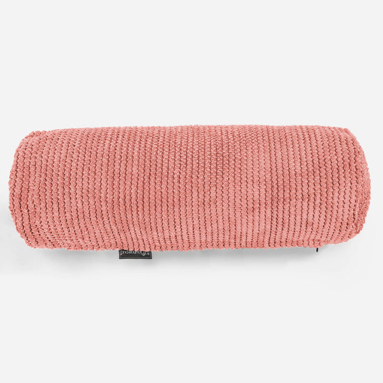 Fodera per Cuscino a Rullo 20 x 55cm - Pompon Arancione Zucca 02