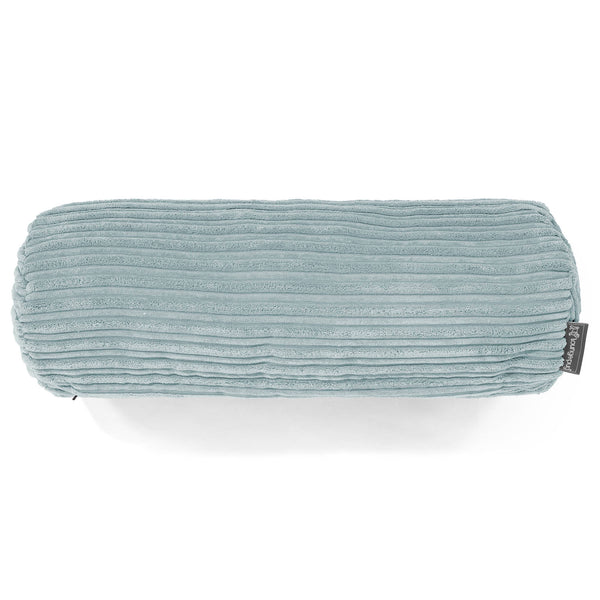 Fodera per Cuscino a Rullo 20 x 55cm - Velluto a Coste Verde Menta 01