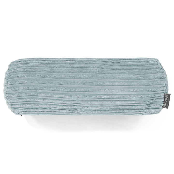 Fodera per Cuscino a Rullo 20 x 55cm - Velluto a Coste Verde Menta 02