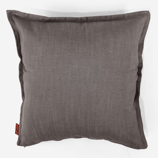 Fodera per Cuscino Gigante 70 x 70cm - Effetto Lino Pizarra Gris 01