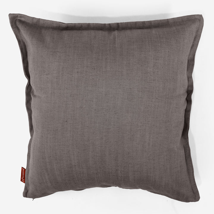 Fodera per Cuscino Gigante 70 x 70cm - Effetto Lino Pizarra Gris 01