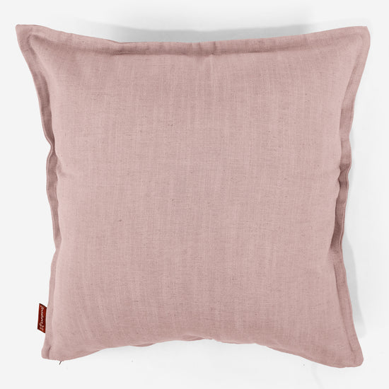 Fodera per Cuscino Gigante 70 x 70cm - Effetto Lino Rosa 01